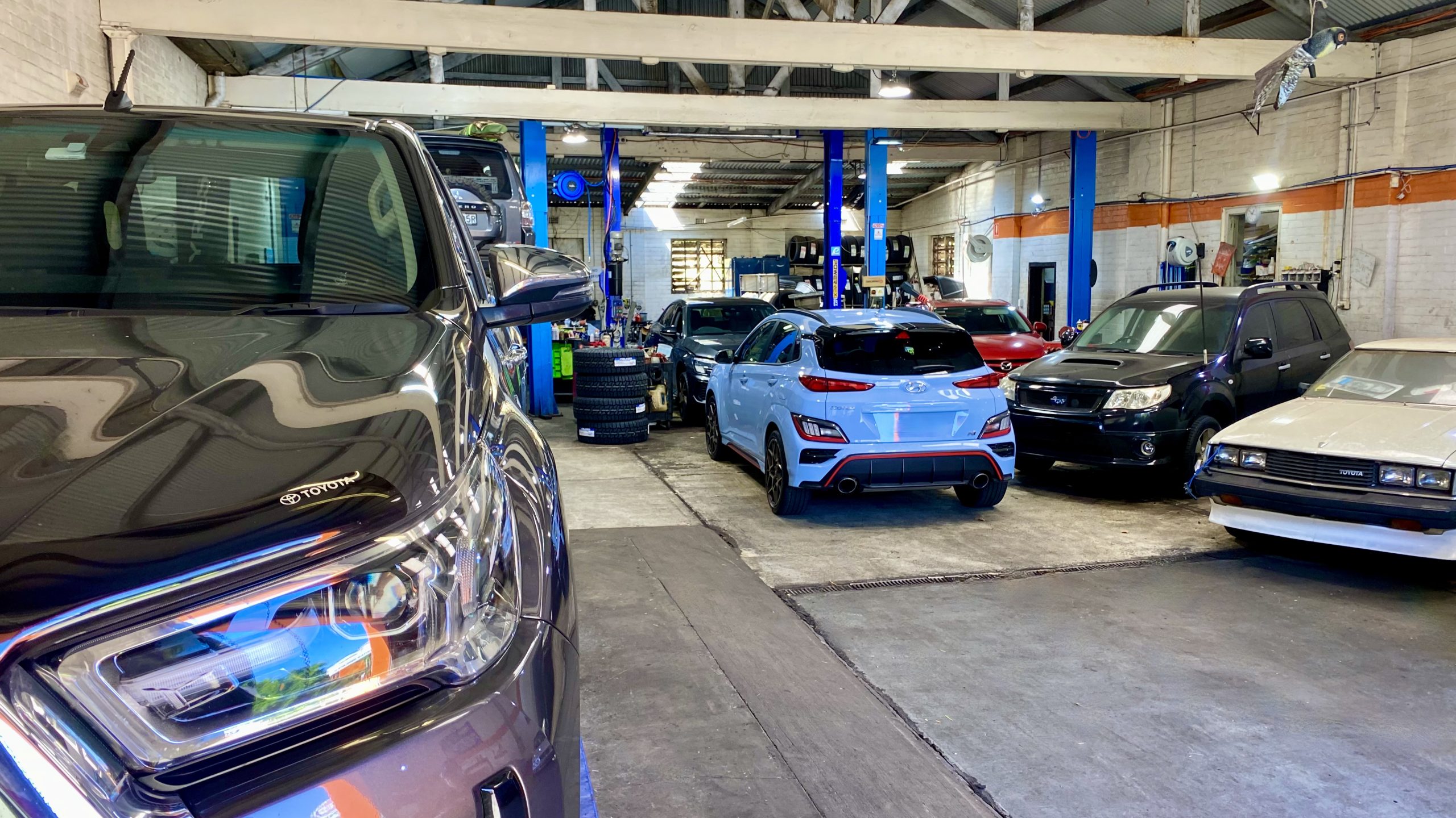 Newcastle Automotive Services workshop