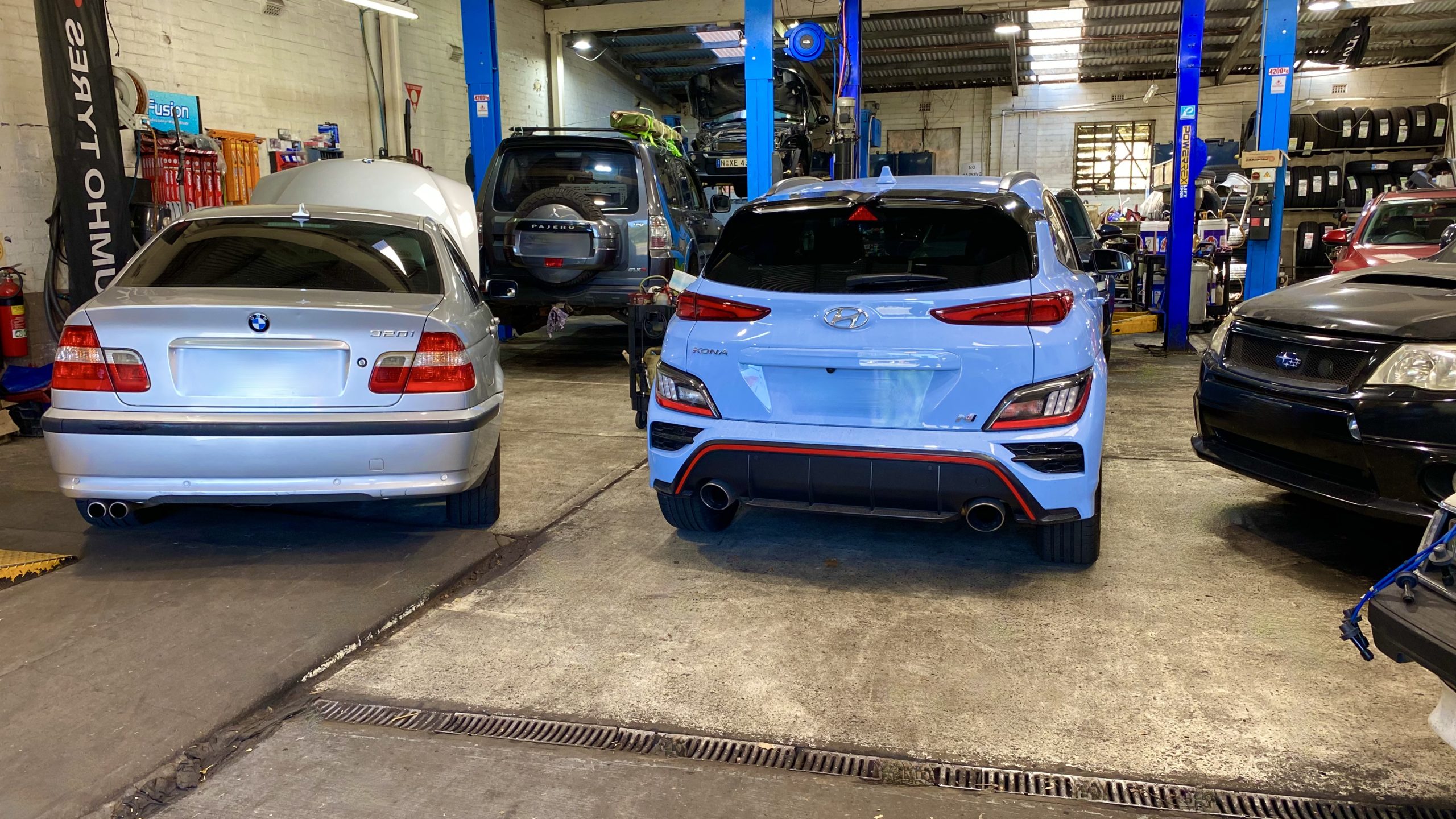 Newcastle Automotive Services workshop
